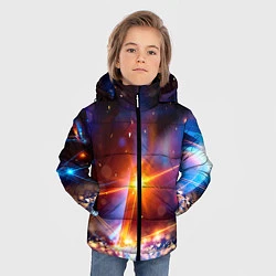 Куртка зимняя для мальчика Geometry light, цвет: 3D-красный — фото 2