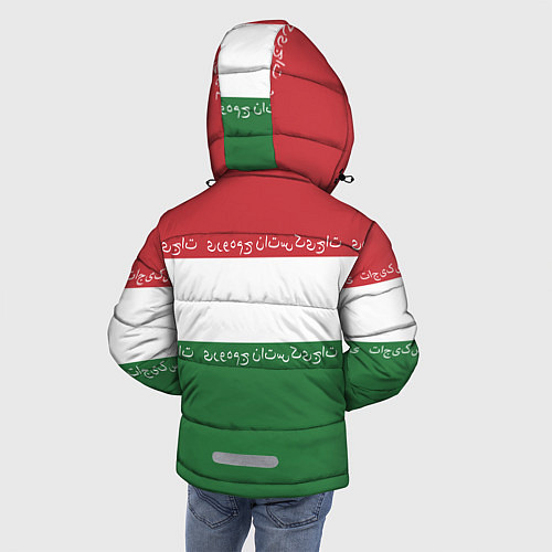 Зимняя куртка для мальчика Таджикистан / 3D-Черный – фото 4