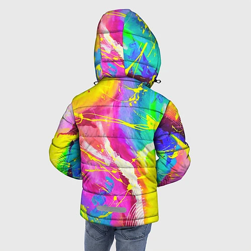 Зимняя куртка для мальчика ТИ-ДАЙ / 3D-Черный – фото 4