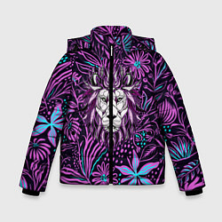 Куртка зимняя для мальчика Лев Флора, цвет: 3D-черный