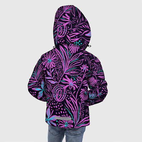 Зимняя куртка для мальчика Лев Флора / 3D-Черный – фото 4