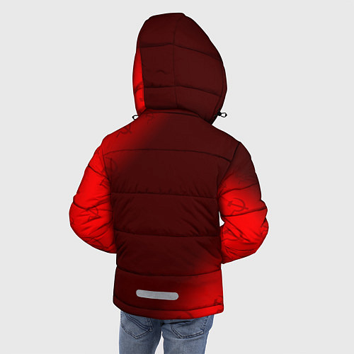 Зимняя куртка для мальчика СССР USSR / 3D-Черный – фото 4