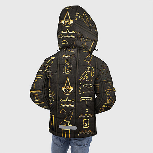 Зимняя куртка для мальчика ASSASSINS CREED:ORIGINS / 3D-Черный – фото 4