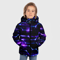 Куртка зимняя для мальчика Технологии будущее нано броня, цвет: 3D-черный — фото 2