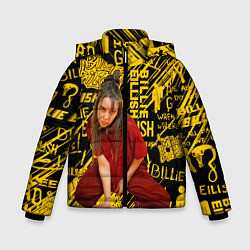 Куртка зимняя для мальчика Billie Eilish, цвет: 3D-черный