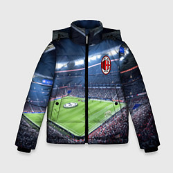 Куртка зимняя для мальчика FC MILAN, цвет: 3D-черный