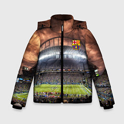Куртка зимняя для мальчика FC BARCELONA, цвет: 3D-черный