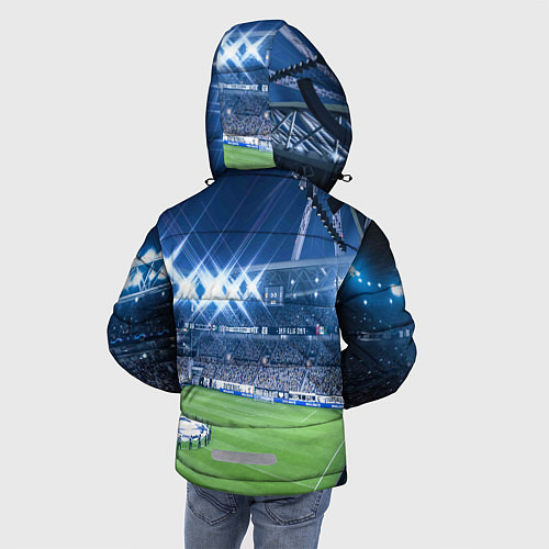 Зимняя куртка для мальчика FC NAPOLI / 3D-Черный – фото 4