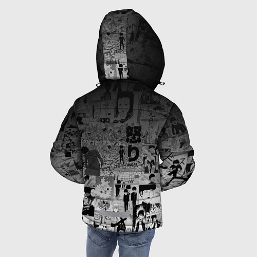 Зимняя куртка для мальчика МОБ ПСИХО 100 / 3D-Черный – фото 4