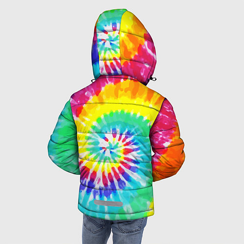 Зимняя куртка для мальчика TIE-DYE СТЕНА / 3D-Светло-серый – фото 4