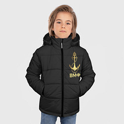 Куртка зимняя для мальчика ВМФ С праздником, цвет: 3D-светло-серый — фото 2
