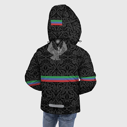 Зимняя куртка для мальчика Дагестан / 3D-Черный – фото 4