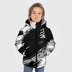 Куртка зимняя для мальчика Форма для мотокросса FOX, цвет: 3D-черный — фото 2
