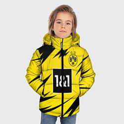 Куртка зимняя для мальчика HAALAND Borussia Dortmund, цвет: 3D-красный — фото 2