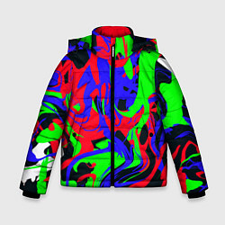Зимняя куртка для мальчика Абстрактные краски