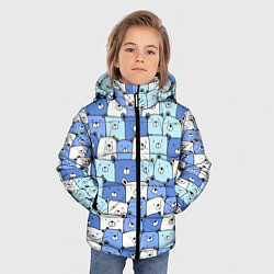 Куртка зимняя для мальчика МИШКИ, цвет: 3D-красный — фото 2