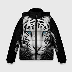 Куртка зимняя для мальчика Тигр, цвет: 3D-черный