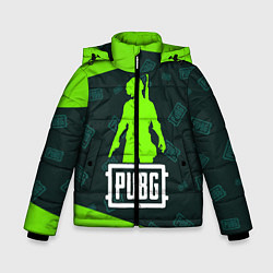 Куртка зимняя для мальчика PUBG ПАБГ, цвет: 3D-черный
