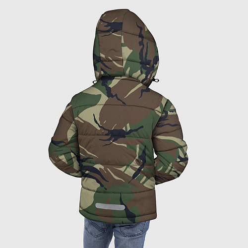 Зимняя куртка для мальчика Маскировка / 3D-Черный – фото 4