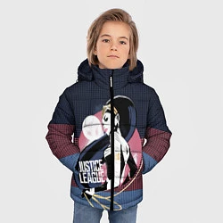 Куртка зимняя для мальчика Диана Принс, цвет: 3D-светло-серый — фото 2