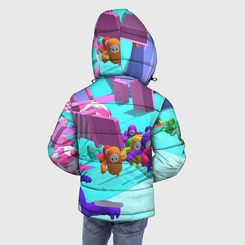 Зимняя куртка для мальчика Fall Guys / 3D-Черный – фото 4
