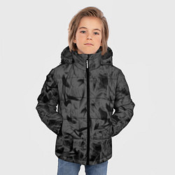 Куртка зимняя для мальчика Черная дымка, цвет: 3D-черный — фото 2