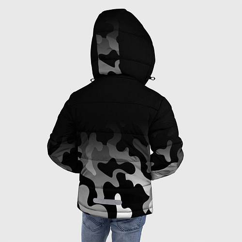 Зимняя куртка для мальчика JUVENTUS ЮВЕНТУС / 3D-Черный – фото 4
