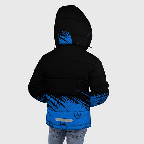 Зимняя куртка для мальчика MERCEDES МЕРСЕДЕС / 3D-Черный – фото 4