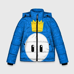 Куртка зимняя для мальчика Fall guys, цвет: 3D-черный