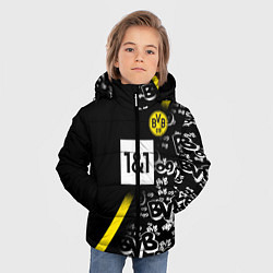 Куртка зимняя для мальчика Dortmund 20202021 ФОРМА, цвет: 3D-черный — фото 2