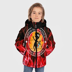 Куртка зимняя для мальчика FIRE, цвет: 3D-черный — фото 2