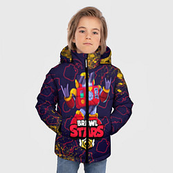 Куртка зимняя для мальчика BRAWL STARS SURGE СУРЖ, цвет: 3D-черный — фото 2
