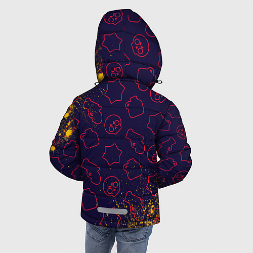 Зимняя куртка для мальчика BRAWL STARS SURGE СУРЖ / 3D-Черный – фото 4