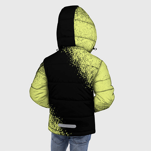 Зимняя куртка для мальчика Авокадо / 3D-Черный – фото 4