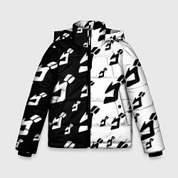 Куртка зимняя для мальчика JoJo Bizarre Adventure, цвет: 3D-черный