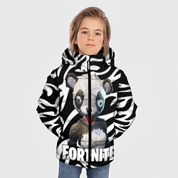 Куртка зимняя для мальчика Fortnite Panda, цвет: 3D-черный — фото 2
