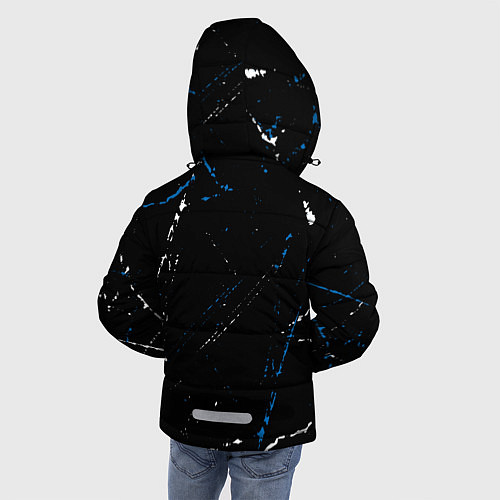Зимняя куртка для мальчика BMW БМВ / 3D-Черный – фото 4