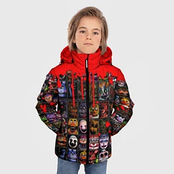 Куртка зимняя для мальчика Five Nights At Freddys, цвет: 3D-красный — фото 2