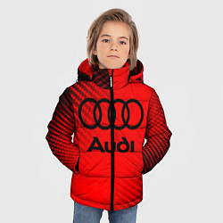 Куртка зимняя для мальчика AUDI АУДИ, цвет: 3D-черный — фото 2