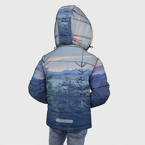 Зимняя куртка для мальчика Незуко / 3D-Черный – фото 4