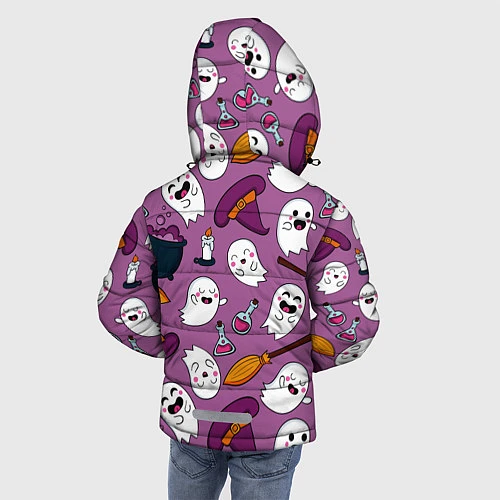 Зимняя куртка для мальчика Halloween 2020 / 3D-Черный – фото 4