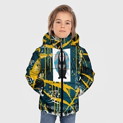 Куртка зимняя для мальчика Безликий, цвет: 3D-черный — фото 2