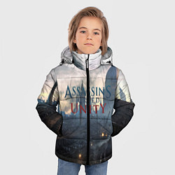 Куртка зимняя для мальчика Assassin’s Creed Unity, цвет: 3D-черный — фото 2