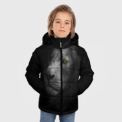 Куртка зимняя для мальчика Лев, цвет: 3D-черный — фото 2