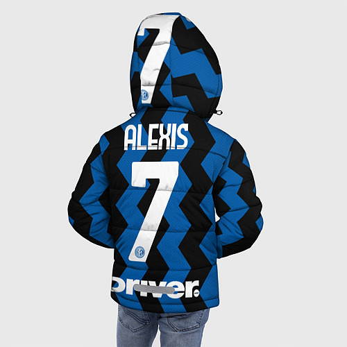 Зимняя куртка для мальчика Алексис Санчес 2021 Интер / 3D-Черный – фото 4