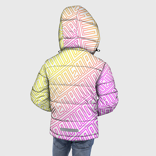 Зимняя куртка для мальчика LINDEMANN ЛИНДЕМАНН / 3D-Черный – фото 4