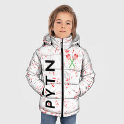 Куртка зимняя для мальчика PAYTON MOORMIER ПЕЙТОН, цвет: 3D-черный — фото 2