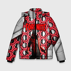 Куртка зимняя для мальчика FORTNITE ФОРТНАЙТ, цвет: 3D-черный