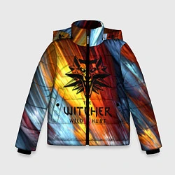 Куртка зимняя для мальчика The Witcher Ведьмак Logo, цвет: 3D-черный