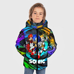 Куртка зимняя для мальчика SONIC TRIO, цвет: 3D-светло-серый — фото 2